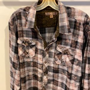 Mens cotton long sleeved shirt